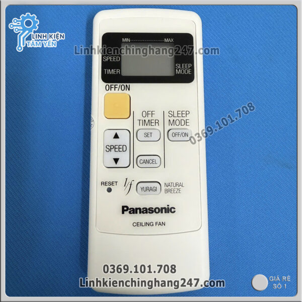 Điều Khiển Quạt Trần Panasonic F-60WWK Mã 60WWK1610BM Chính Hãng