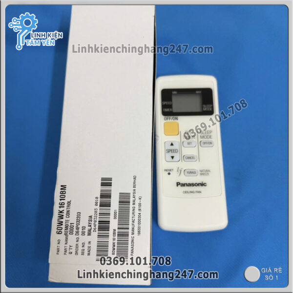 Điều Khiển Quạt Panasonic F-60WWK Điều Khiển Quạt Panasonic F-60WWK