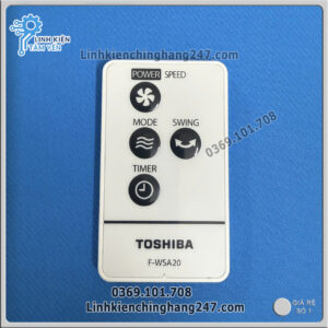 Điều Khiển Quạt Toshiba F-WSA20(H)VN Mã 17117000A03611 Chính Hãng