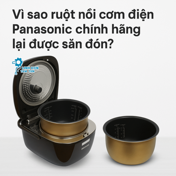 Vì sao ruột nồi cơm điện Panasonic chính hãng lại được săn đón?