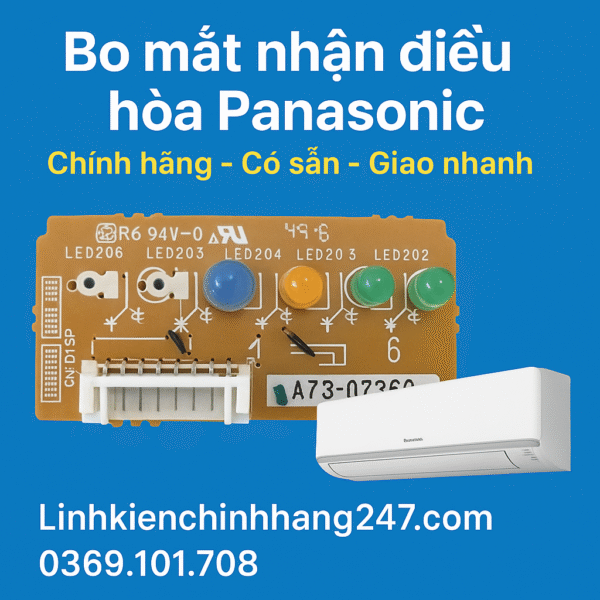Bo Mắt Nhận Điều Hòa Panasonic – Linh Kiện Quan Trọng Không Thể Thiếu
