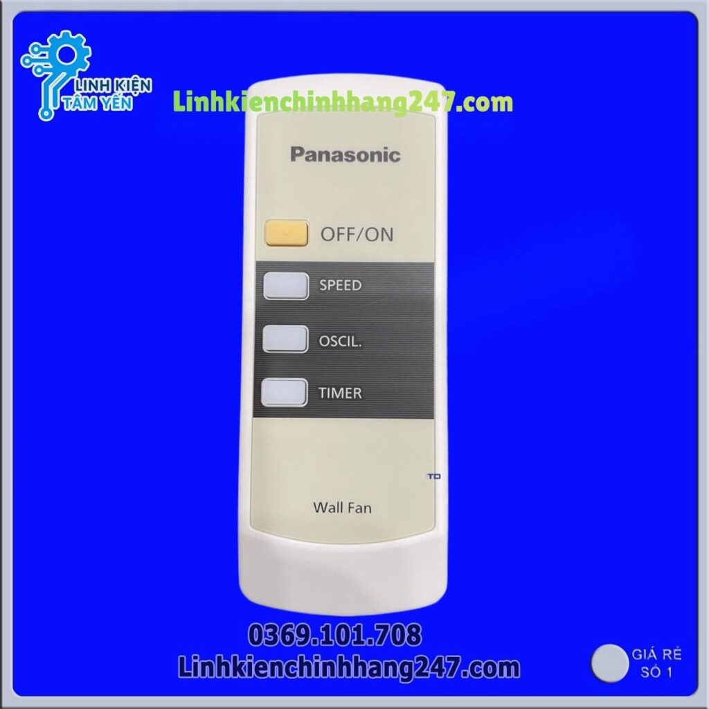 Remote Điều khiển quạt treo tường Panasonic F-409M Mới 100%, chính hãng