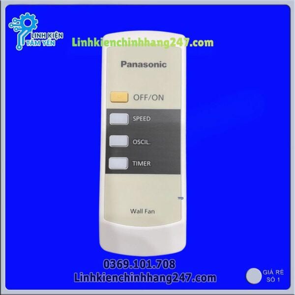Remote Điều khiển quạt treo tường Panasonic F-409M Mới 100%, chính hãng