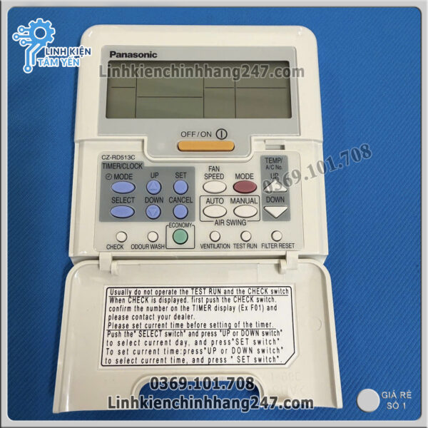 Điều khiển âm trần Panasonic CS-T24KB4H52 / CS-T43KTH52 Nhiều Model