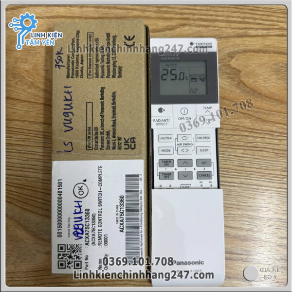 Điều Khiển Điều Hòa Panasonic CS-VU9UKH-8, CS-VU12UKH-8, CS-VU18UKH-8