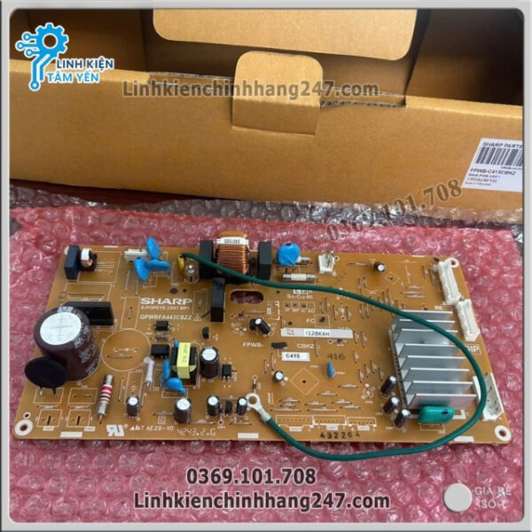 Bo Mạch Tủ Lạnh Sharp SJ-X251E-DS / SJ-X251E-SL Mới Chính Hãng – Mã FPWB-C415CBKZ