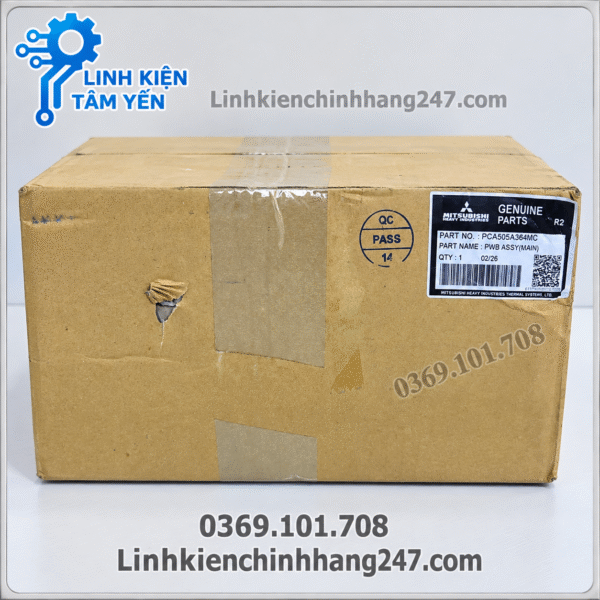 🔧 BO MẠCH ĐIỀU KHIỂN CHÍNH ĐIỀU HÒA MITSUBISHI HEAVY – PCA505A364MC