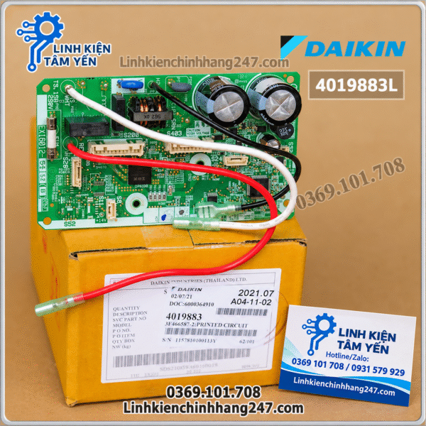Bo Mạch Chính Dàn Lạnh Điều Hòa Daikin FTM13PV2S Mã 4019883 Chính Hãng Mới 100%