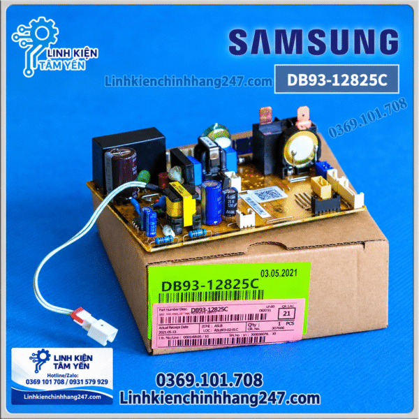 Bo Mạch Chính Dàn Lạnh Điều Hòa Samsung DB93-12825C Chính Hãng, Mới 100%