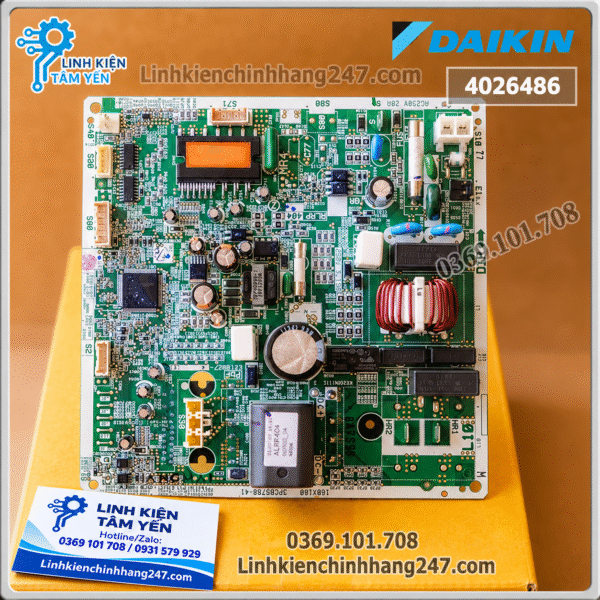 Bo Mạch Chính Dàn Nóng Điều Hòa Daikin RKQ12UV2S Mã 4026486 Chính Hãng Mới 100%
