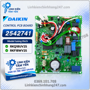 Bo Mạch Dàn Nóng Điều Hòa Daikin RKQ18UV2S, RKF18WV2S Mã 2542741 Thay Thế 4026410 Chính Hãng Mới 100%