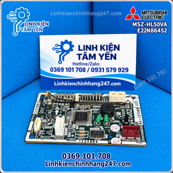 Bo Mạch Điều Khiển Dàn Lạnh Điều Hòa Mitsubishi Electric MSZ-HL50VA Mã E22N86452 Chính Hãng