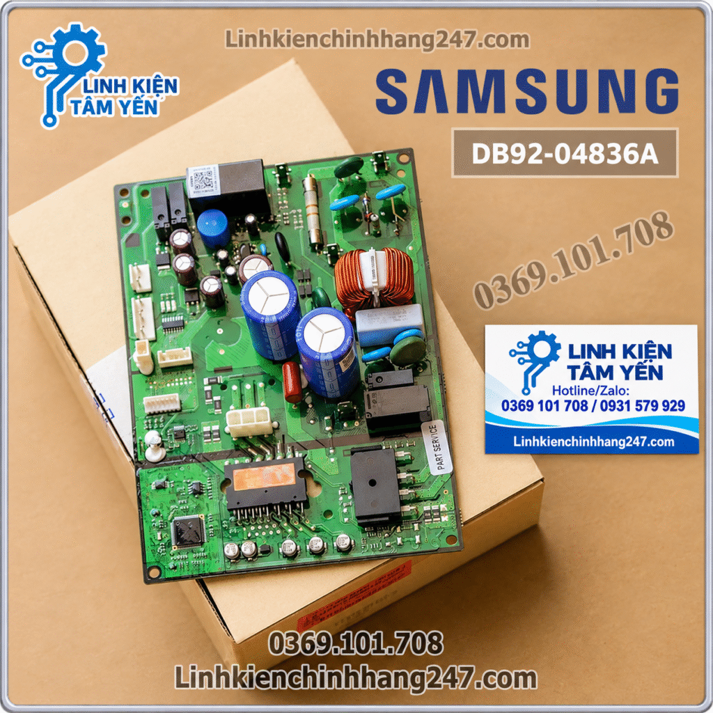 Bo Mạch Điều Khiển Dàn Nóng Điều Hòa Samsung AR10TYHYBWKXST Mã DB92-04836A Chính Hãng