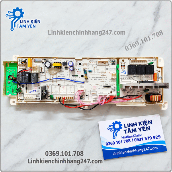 BO MẠCH ĐIỀU KHIỂN CHÍNH MÁY GIẶT MIDEA MFC80-1401, MFC90-1401