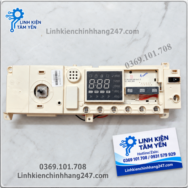 BO MẠCH ĐIỀU KHIỂN CHÍNH MÁY GIẶT MIDEA MFC80-1401, MFC90-1401