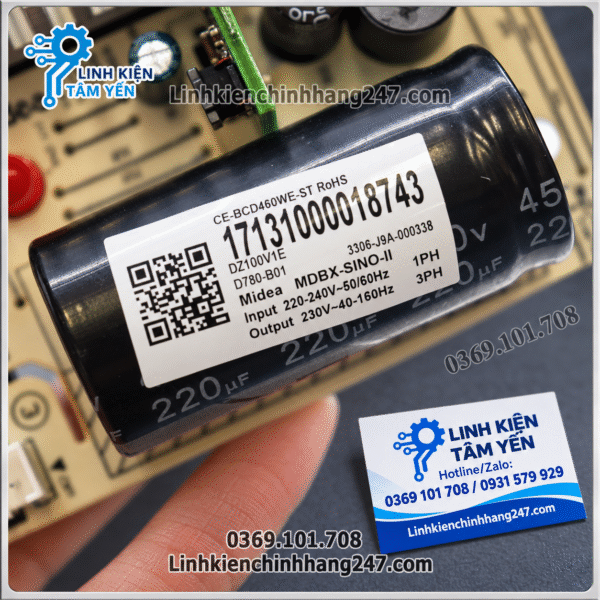 Bo mạch biến tần tủ lạnh Toshiba GR-RS600