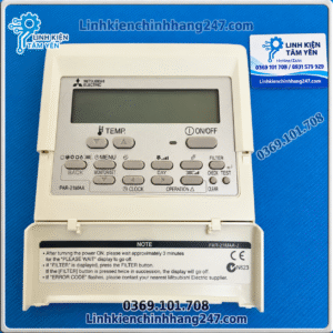 Điều Khiển Điều Hòa Âm Trần Mitsubishi Electric PAR-21MAA Chính Hãng Mới 100%