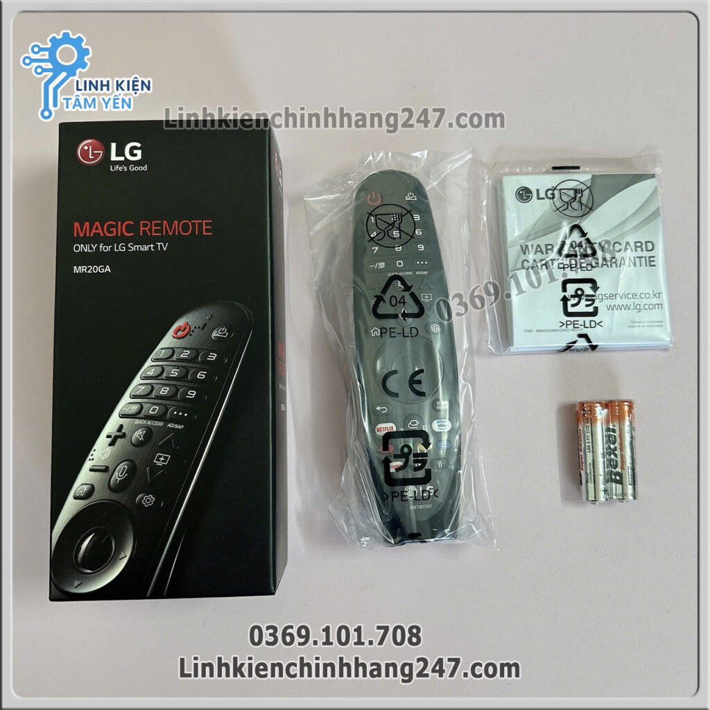 Điều Khiển Tivi LG Mã MR20 Mới 100% Chính Hãng Dùng Cho Nhiều Model