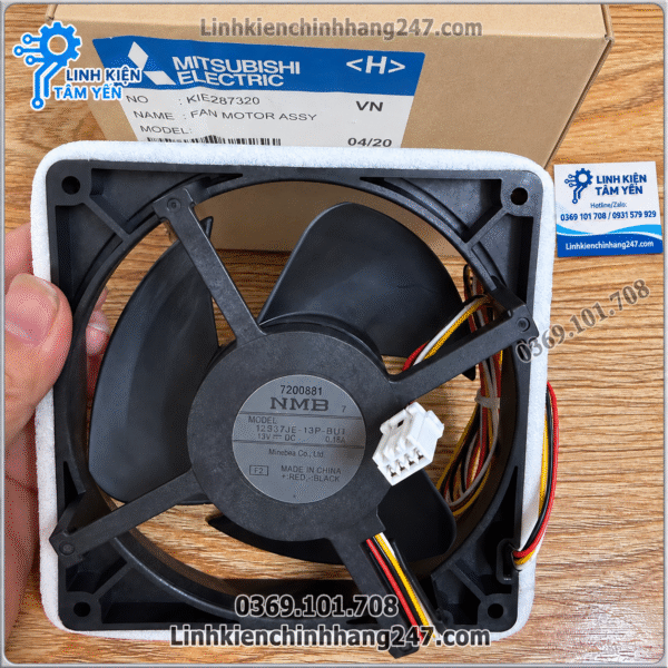 Động cơ quạt tủ lạnh Mitsubishi KIEZ87320 Sao chép