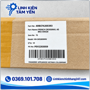 Thanh Nẹp Giữa Cửa Tủ Lạnh Panasonic NR-CW530, NR-BW530 Mã ARBCFA200393 Chính Hãng